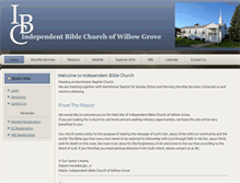 Tablet Screenshot of independent-bible.org